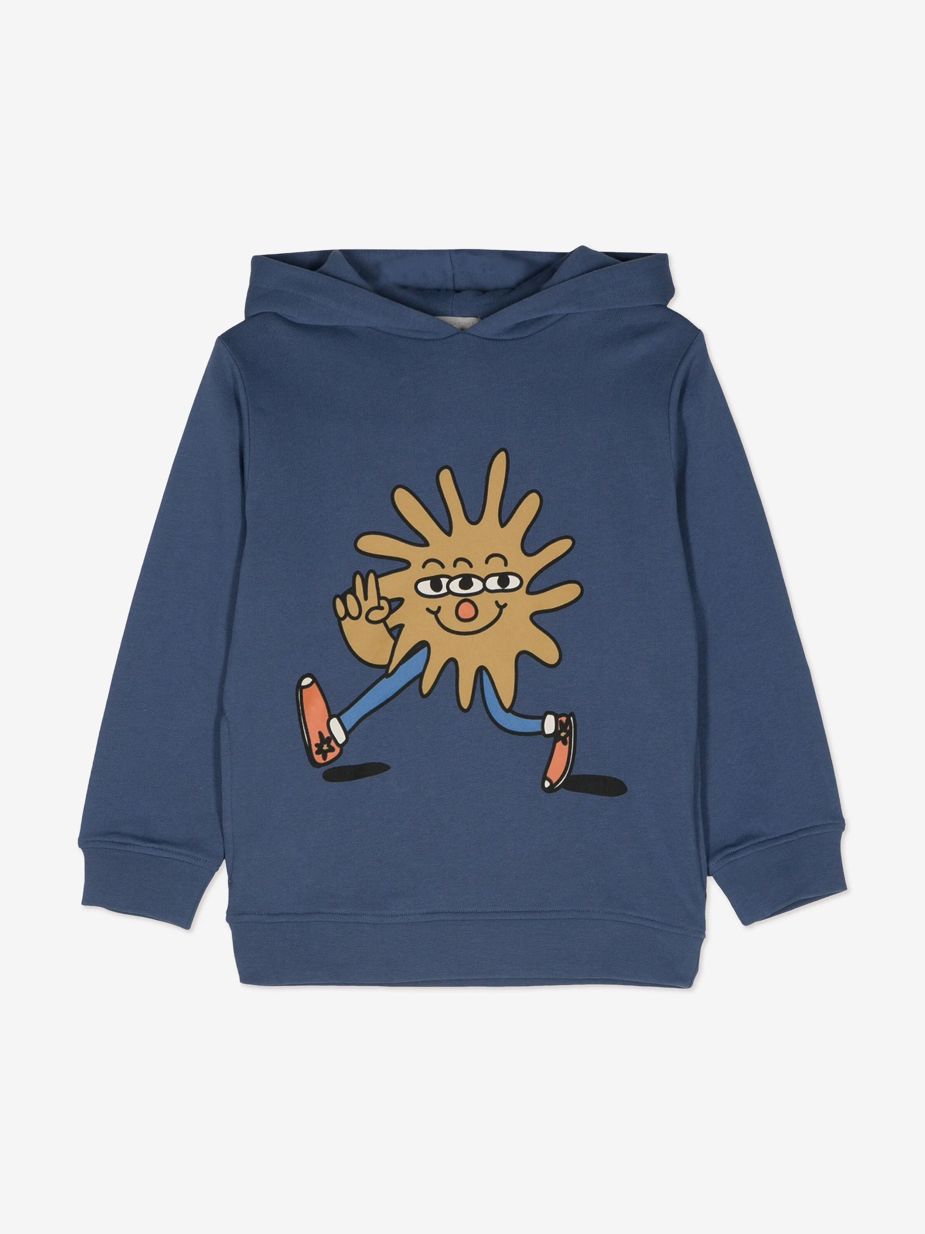 Stella McCartney Jungen Illustriertes Print Hoodie in Blau