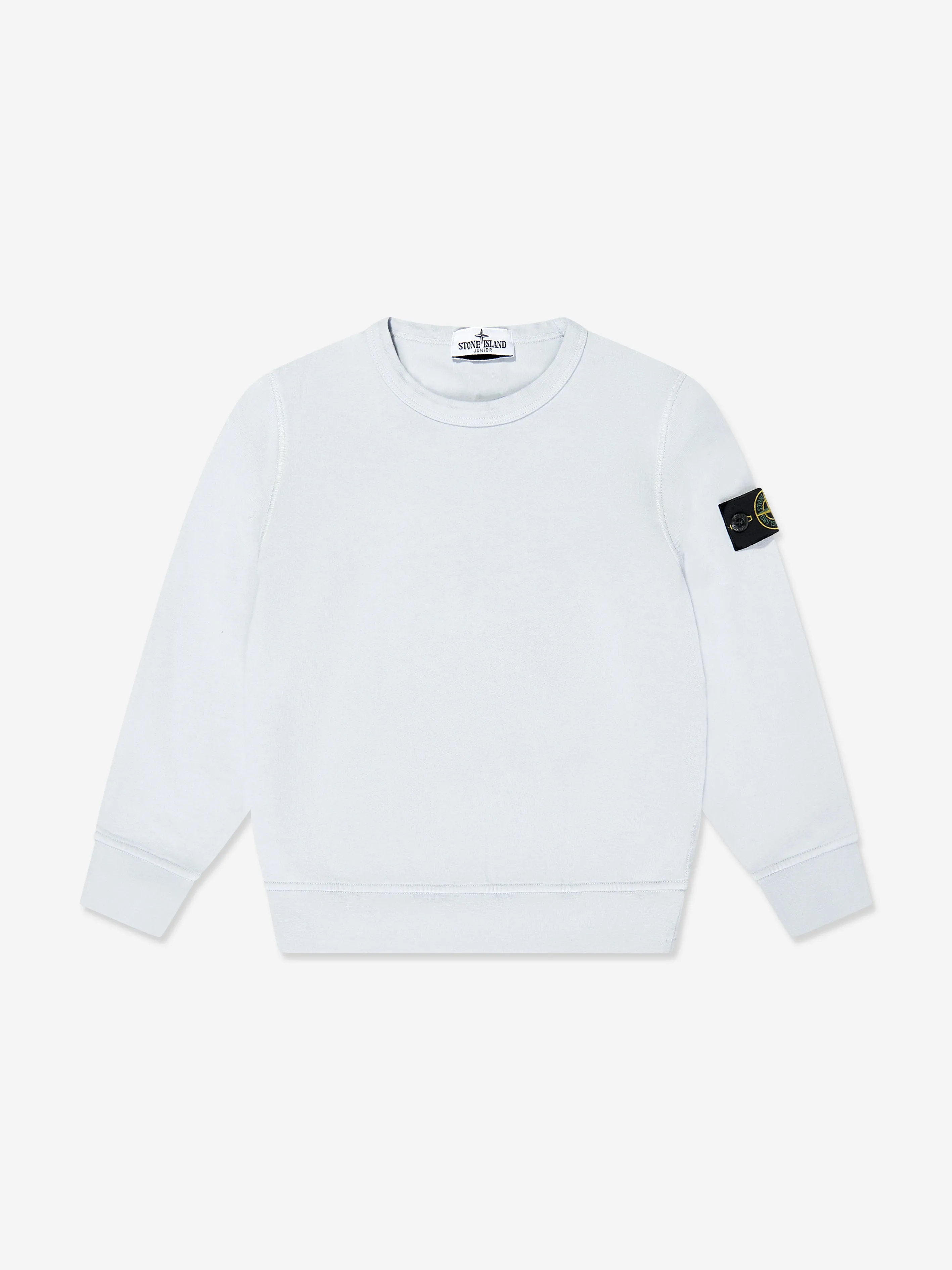 Stone Island Boys Logo Sweatshirt in Blau