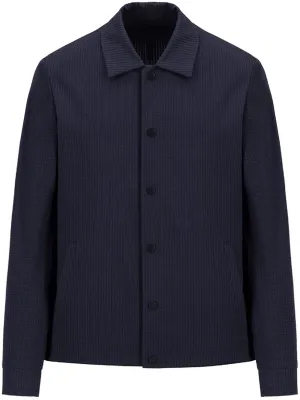 Striped Shirt Jacket winter jackets clearance