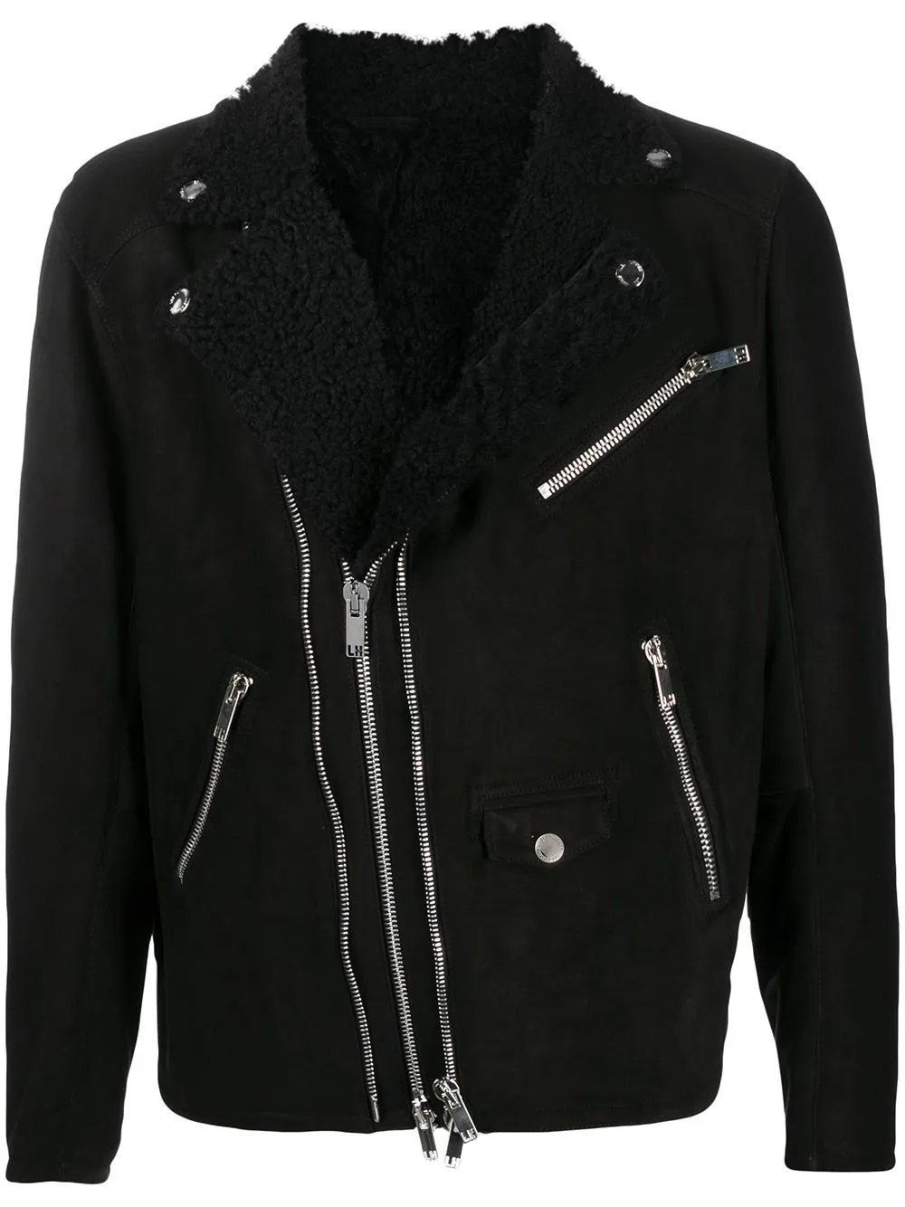 Suede Biker Jacket mens coats discount
