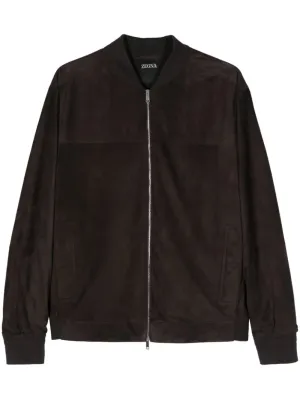 Suede Bomber Jacket winter jackets clearance