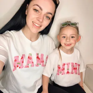 Summer Fruits Mama & Mini Cherry Matching T-shirts nursing tops best deals