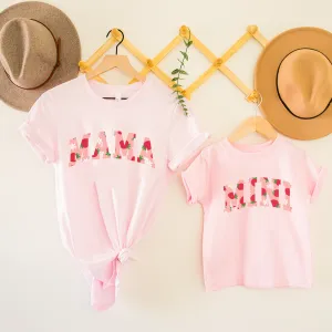 Summer Fruits Mama & Mini Strawberry Matching T-shirts nursing tops best deals