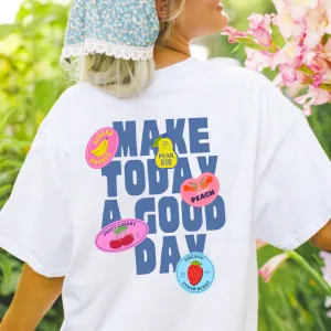 Summer Stickers Front & Back Graphic Oversized T-Shirt pregnancy jeans best price