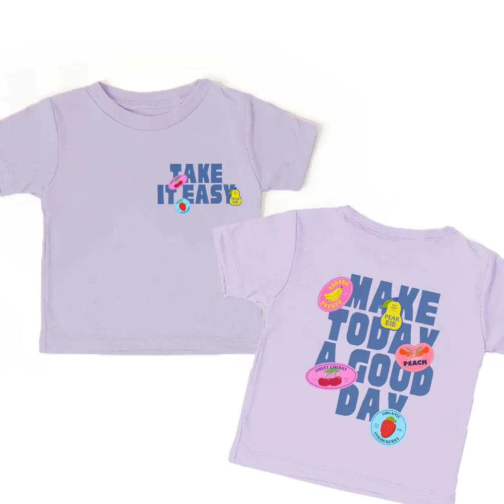 Summer Stickers Front & Back Graphic T-Shirt