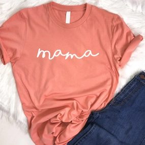 Summer Daze- Mama Logo T-Shirt mum blouses clearance