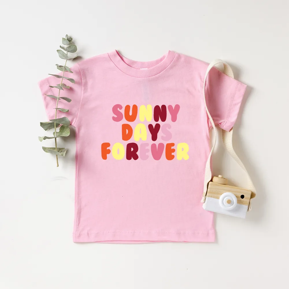 Sunny Days Forever Kids Graphic T-shirt girls pajamas promo