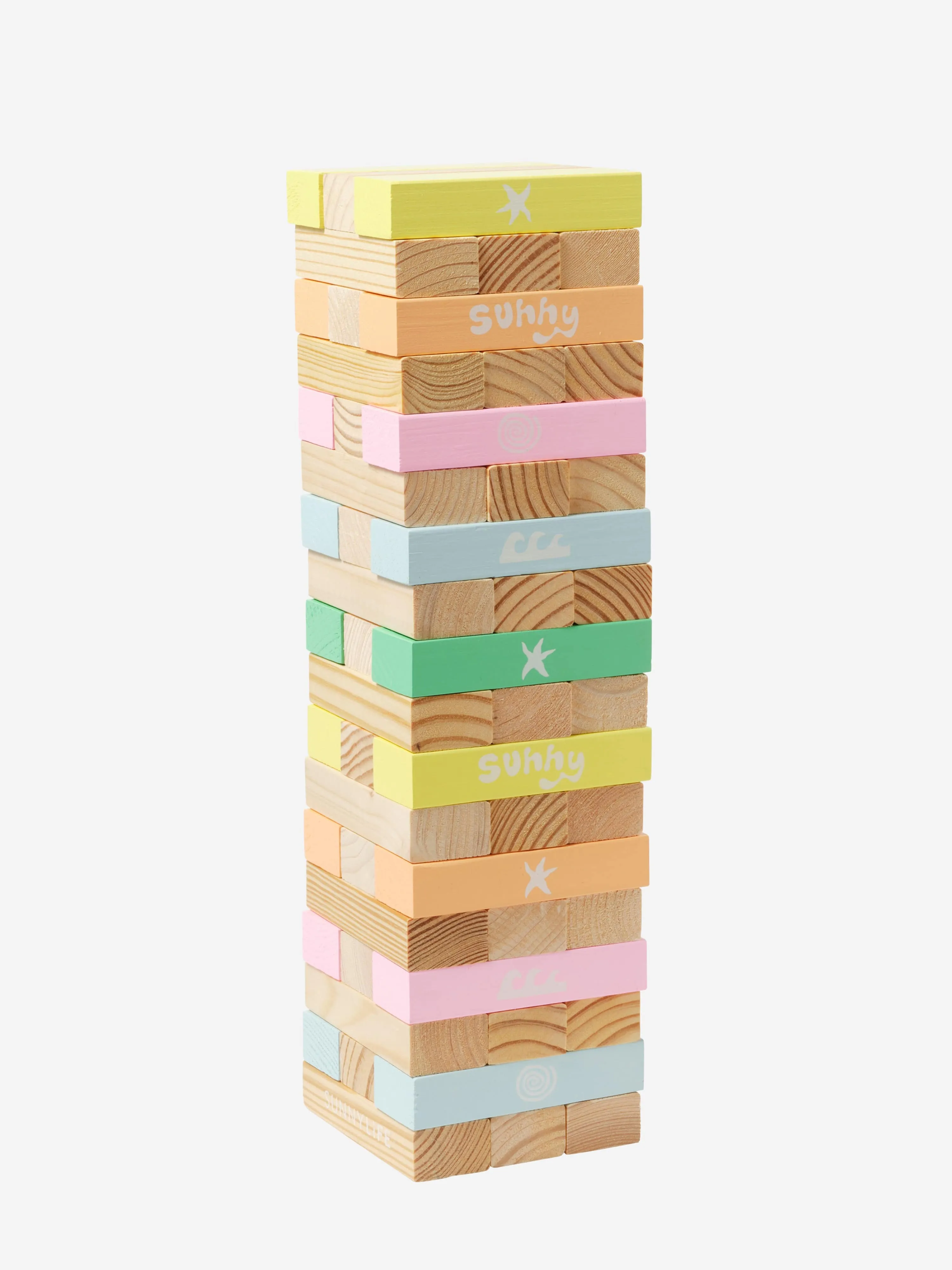 Sunnylife Kids Poolside Riesen-Jumbling-Turm in Mehrfarben (45cm)