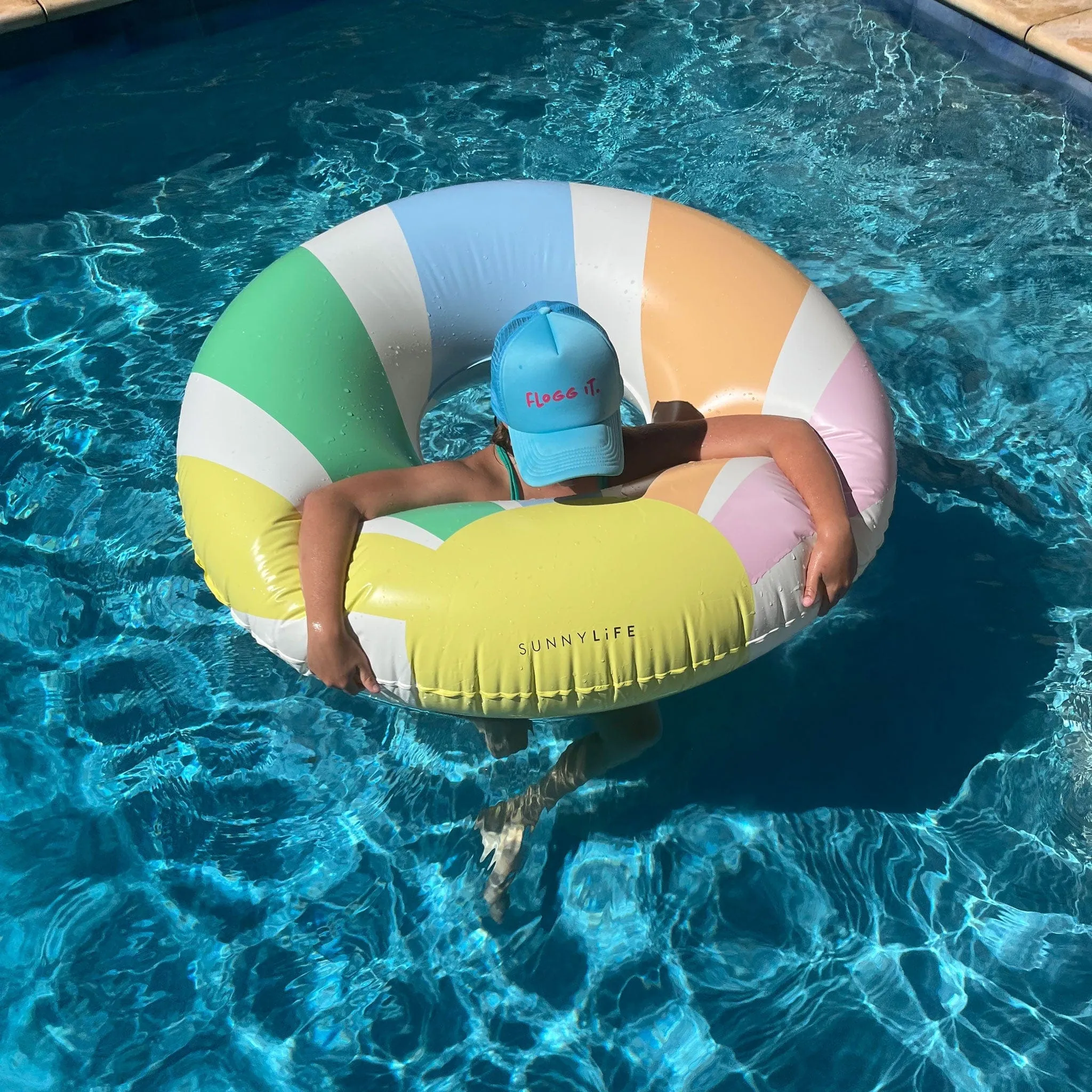 Sunnylife Kids Pool Side Tube Float in Mehrfarbig (105cm)