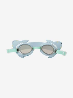 Sunnylife Kids Salty the Shark Mini Schwimmbrille in Blau (22cm)