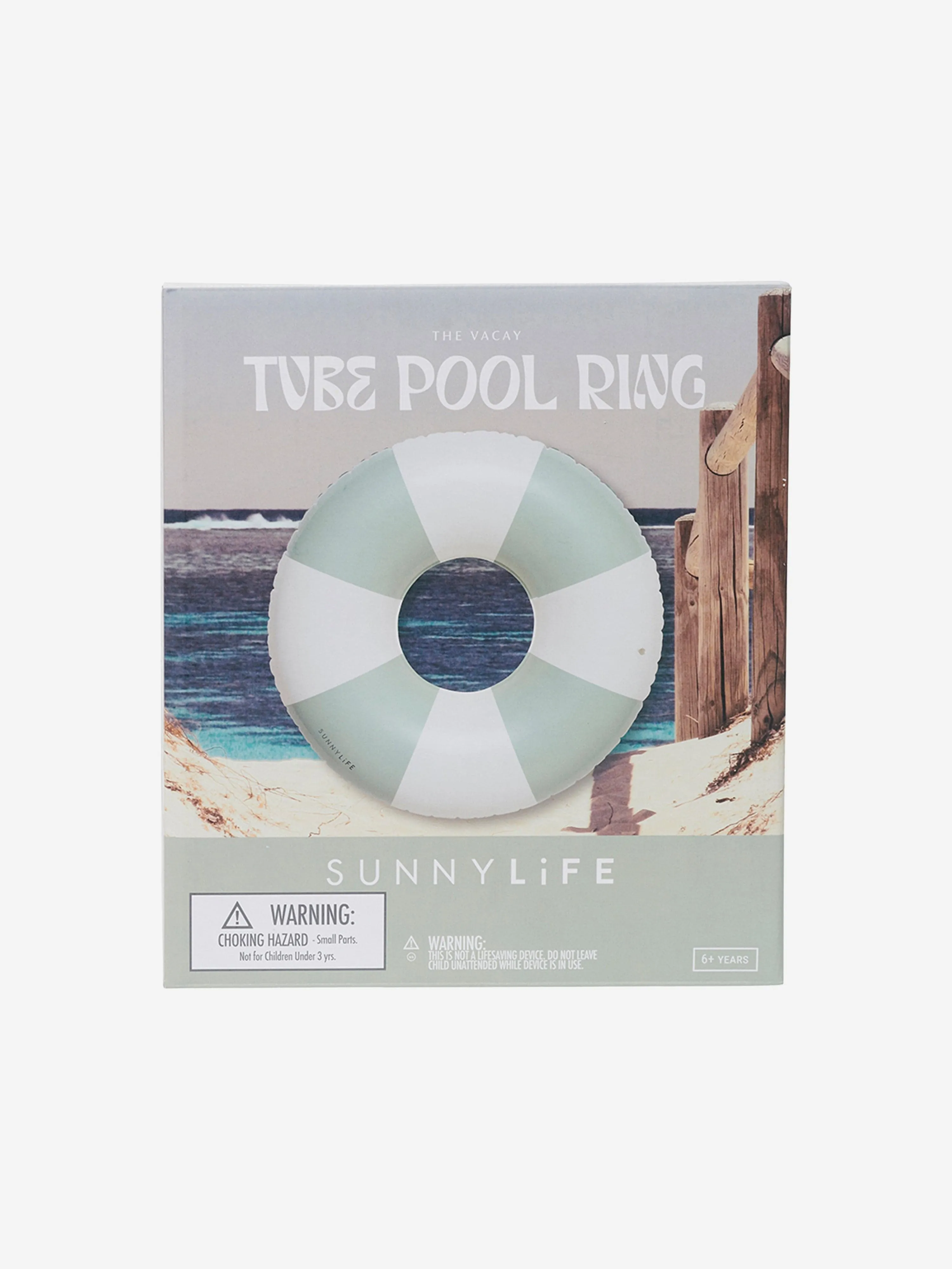 Sunnylife Kids Der Vacay Tube Poolring in Grün (106cm)
