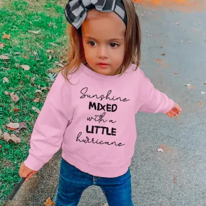 Sunshine & Hurricanes Kids Sweatshirt girls pajamas promo