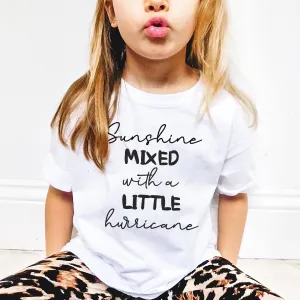 Sunshine & Hurricanes Kids T-Shirt girls pajamas promo
