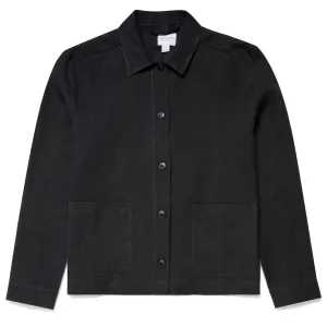 Sunspel Womens Twin Pocket Jacket Black raincoats promo code