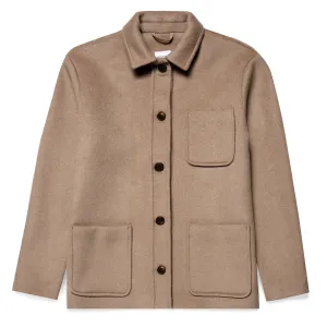 Sunspel Womens Twin Pocket Jacket Light Camel raincoats promo code