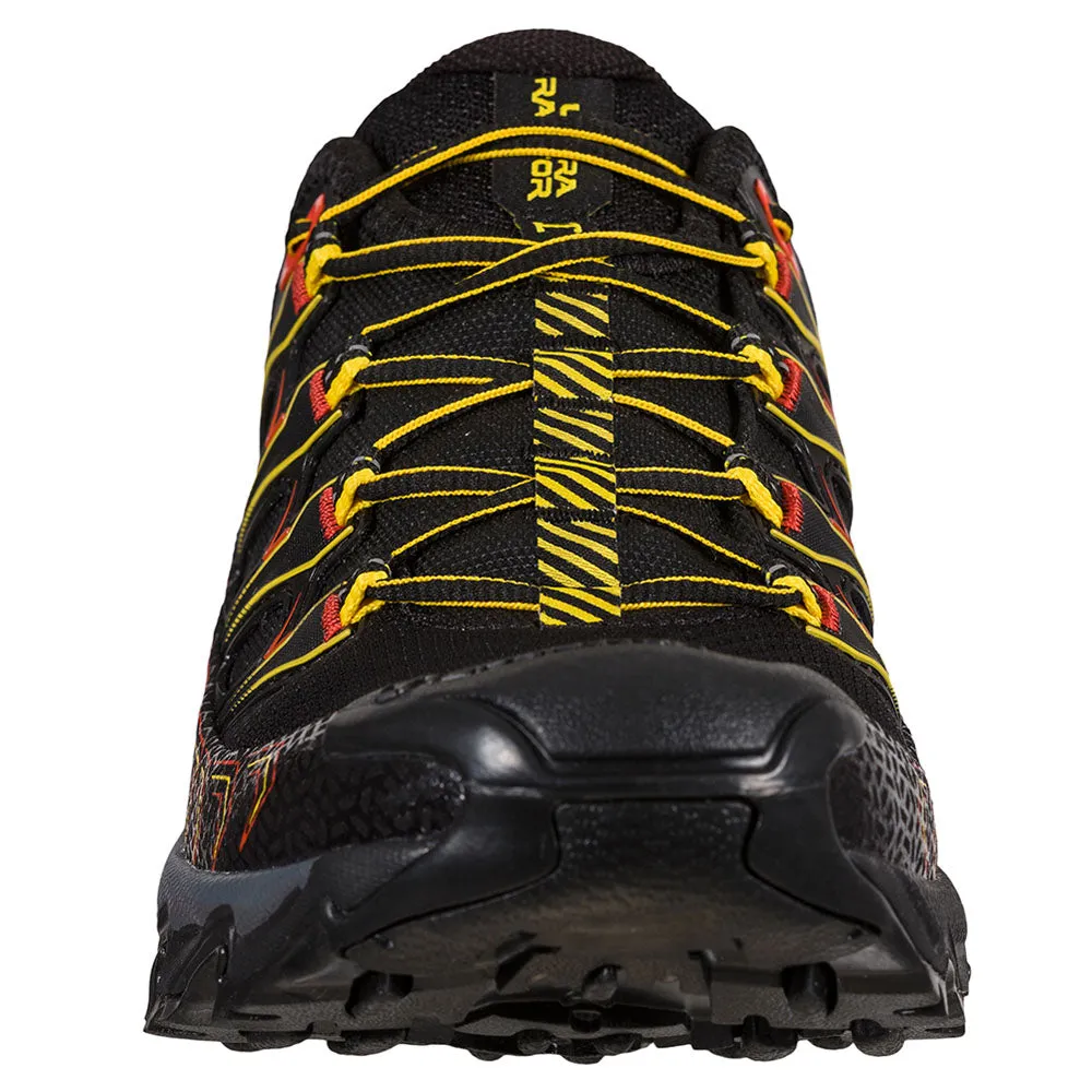 Shop for top quality La Sportiva Ultra Raptor II Wide Mens Trail Running Shoe - Black/Yellow free shipping and fast delivery, 78% off discount sale.