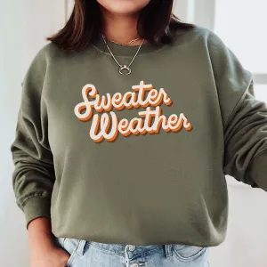 Sweater Weather Autumn Sweatshirt postpartum clothes sale