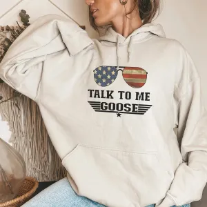 Talk To Me Goose Hoodie postpartum clothes sale