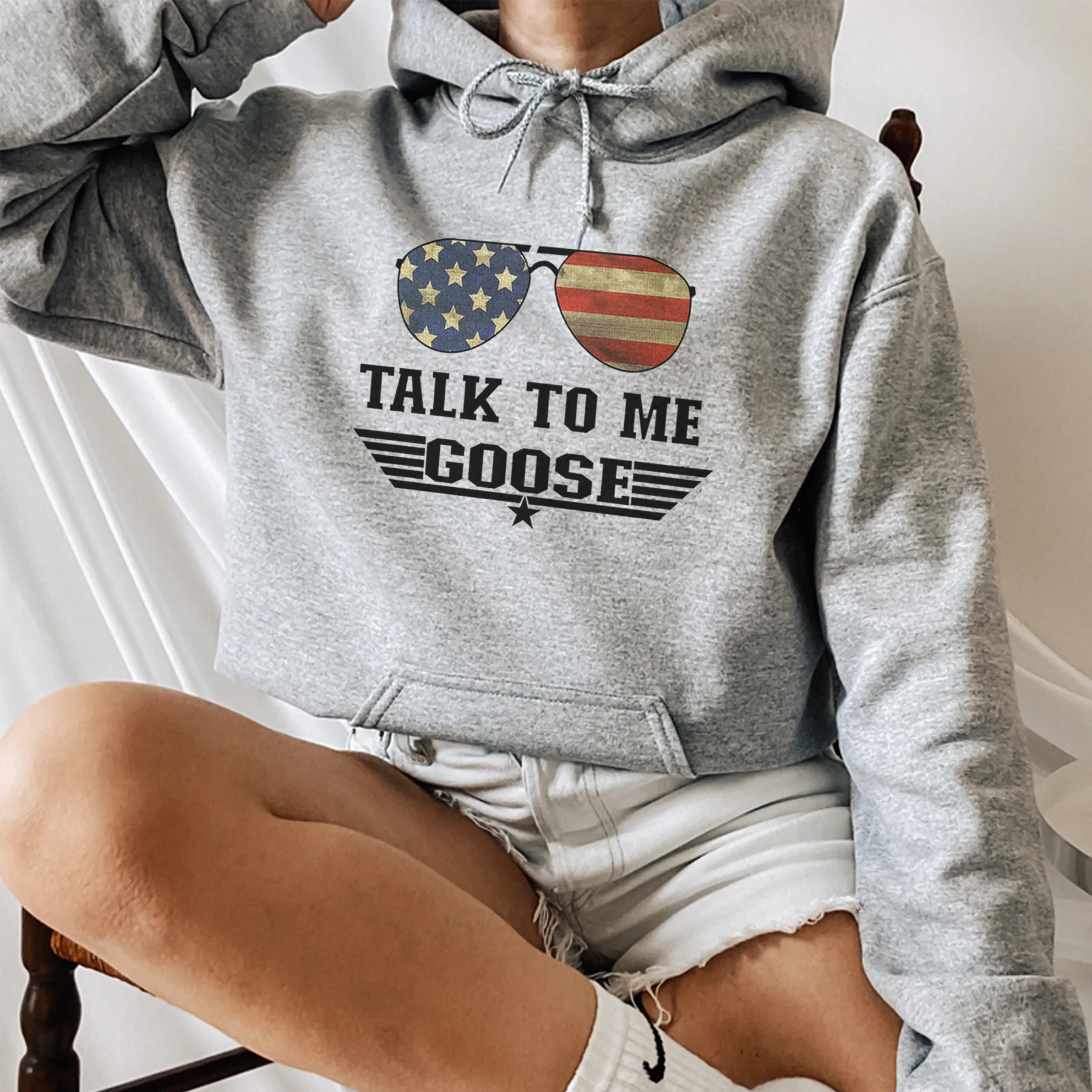 Talk To Me Goose Hoodie postpartum clothes sale