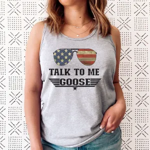 Talk To Me Goose Sleeveless Tank maternity dresses promo