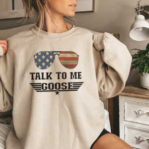 Talk To Me Goose Sweatshirt postpartum clothes sale
