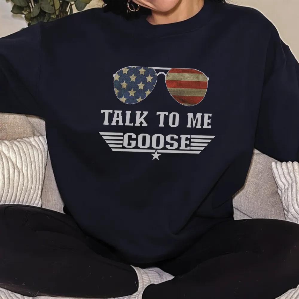 Talk To Me Goose Sweatshirt postpartum clothes sale
