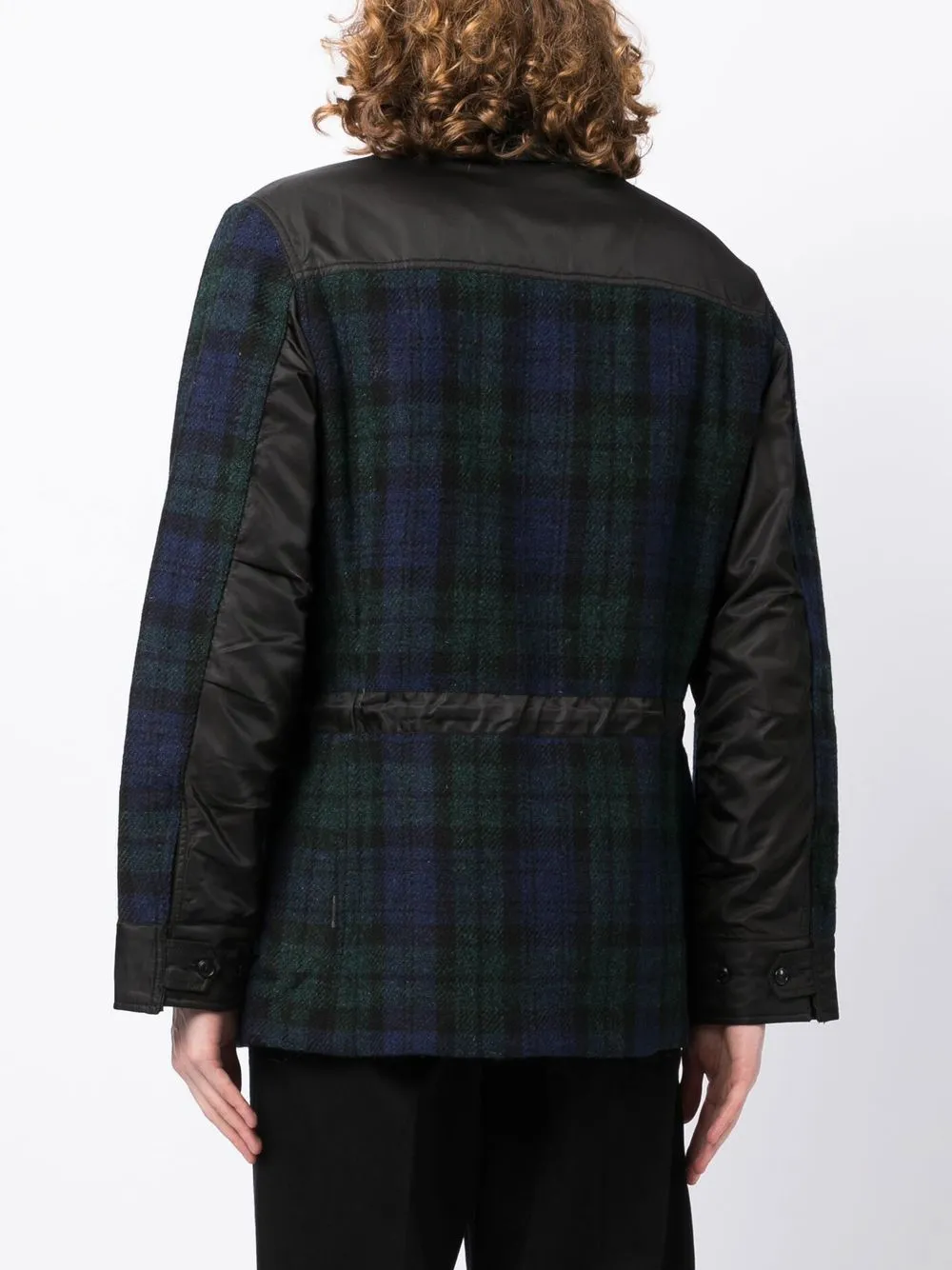 Tartan Elasticated-Waist Jacket