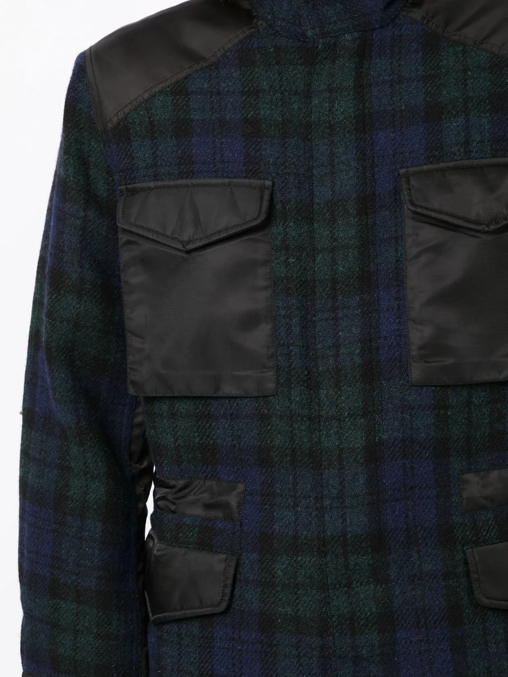Tartan Elasticated-Waist Jacket