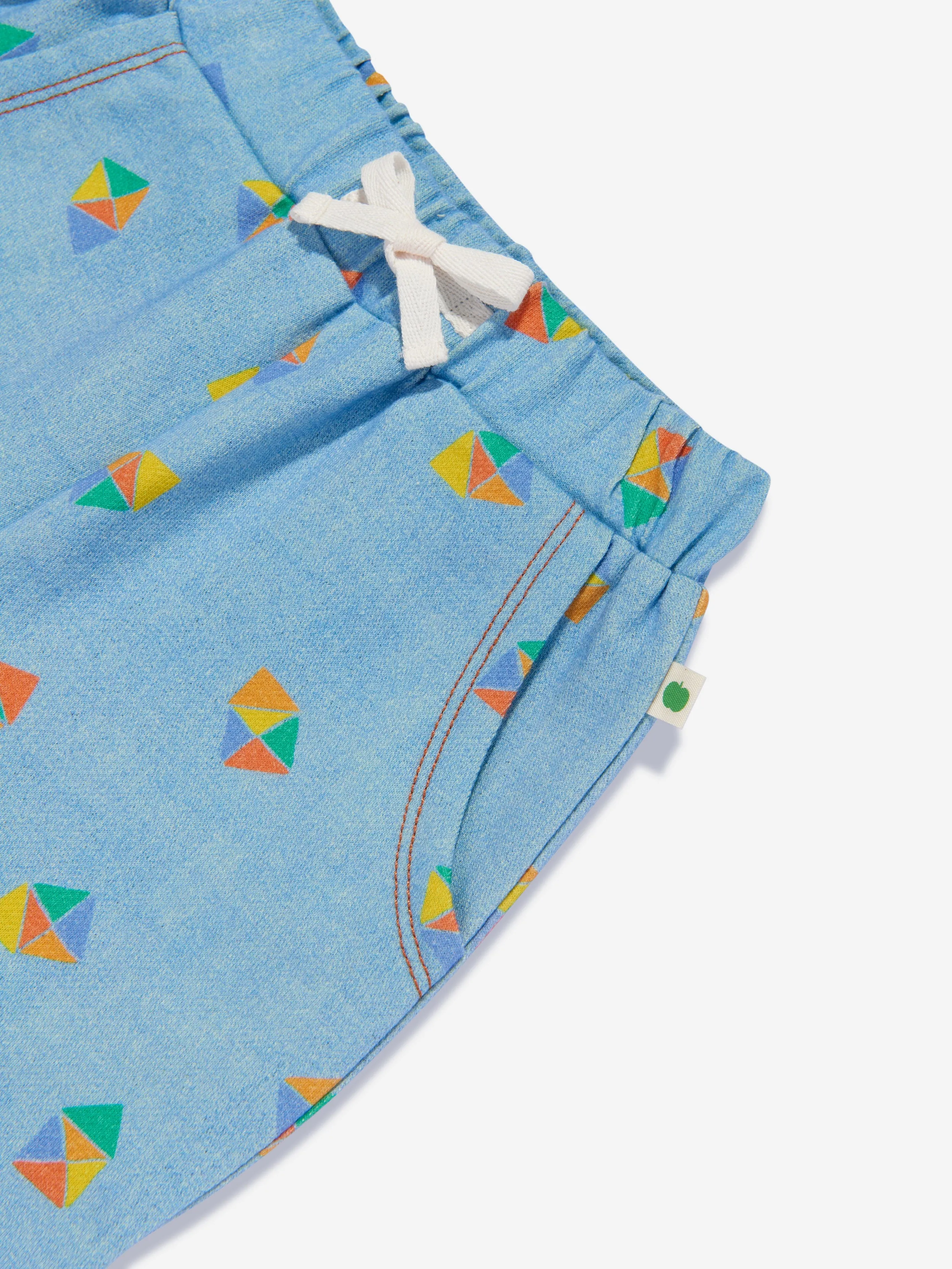 Die Bonnie Mob Boys Mavericks Strand-Denimshorts in Blau
