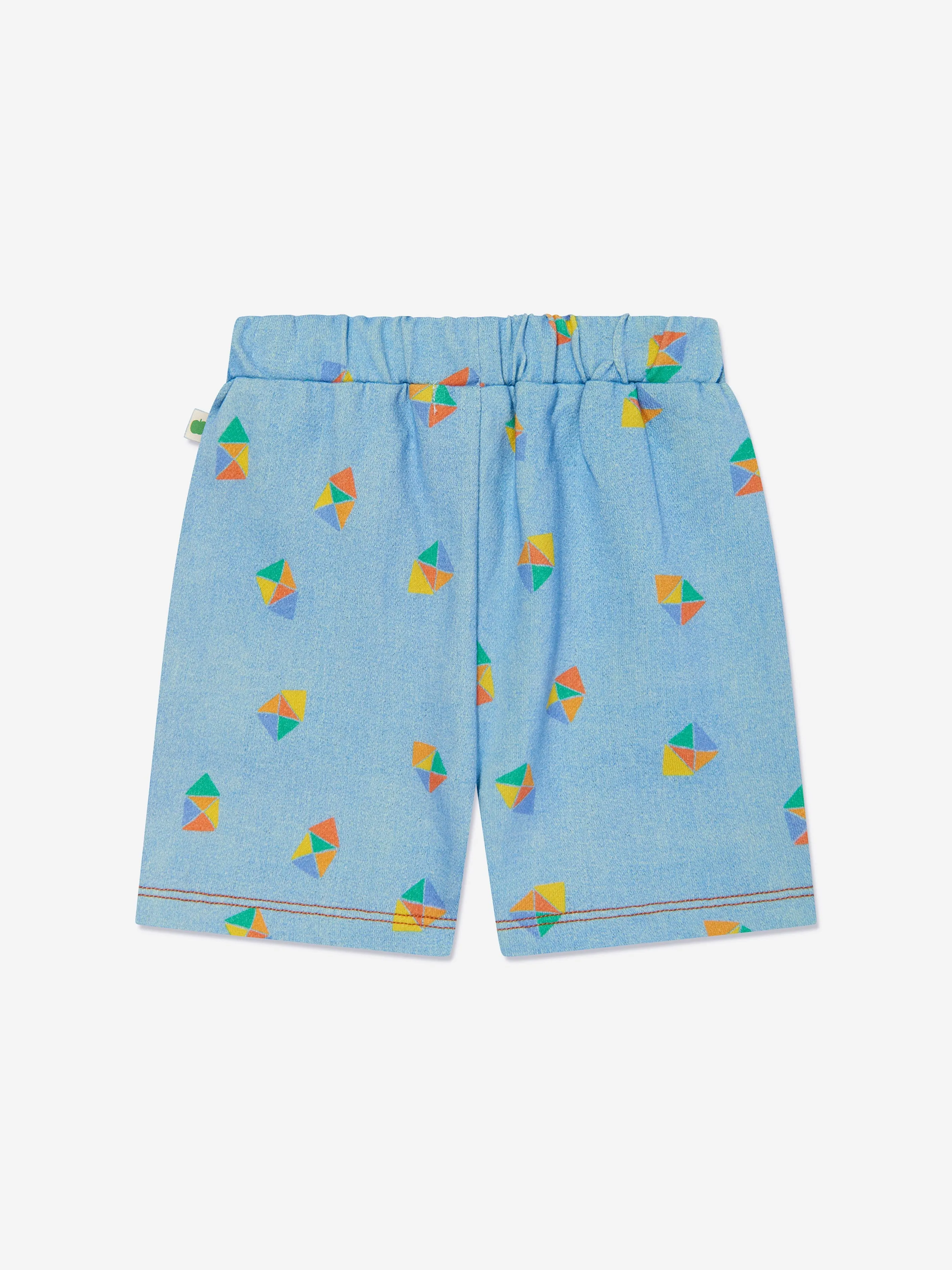 Die Bonnie Mob Boys Mavericks Strand-Denimshorts in Blau