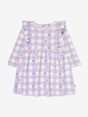 Das Bonnie Mob Girls Tiddlywink Kleid in Lila