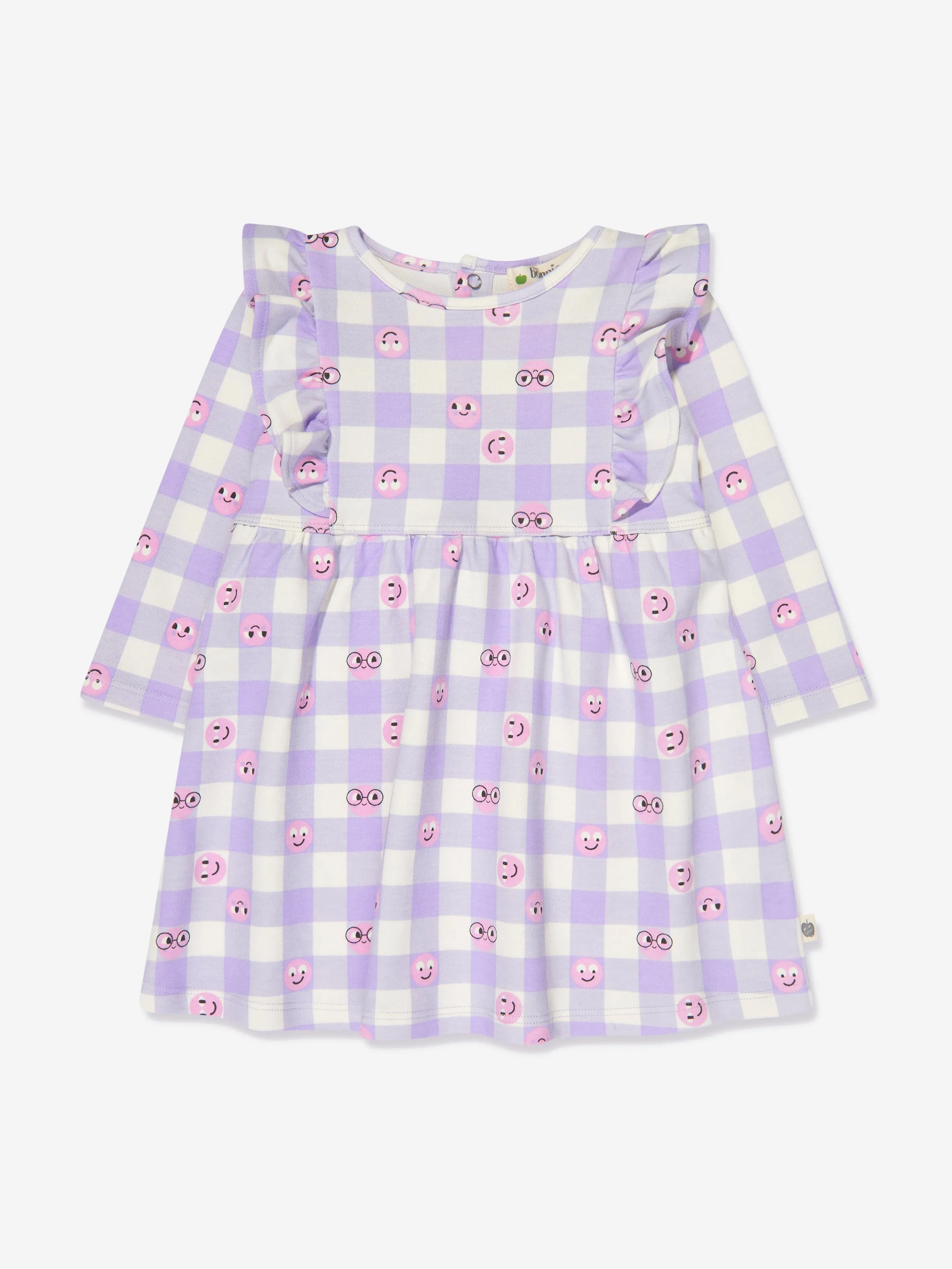 Das Bonnie Mob Girls Tiddlywink Kleid in Lila