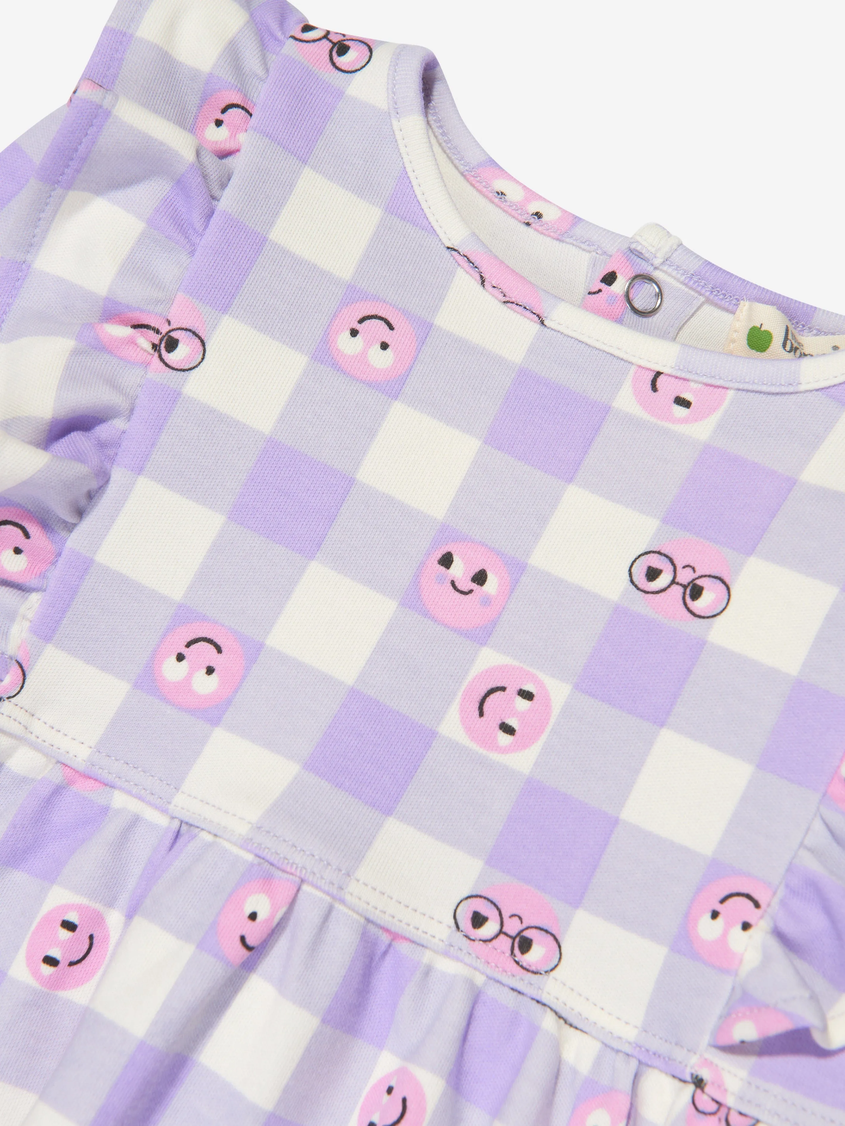 Das Bonnie Mob Girls Tiddlywink Kleid in Lila