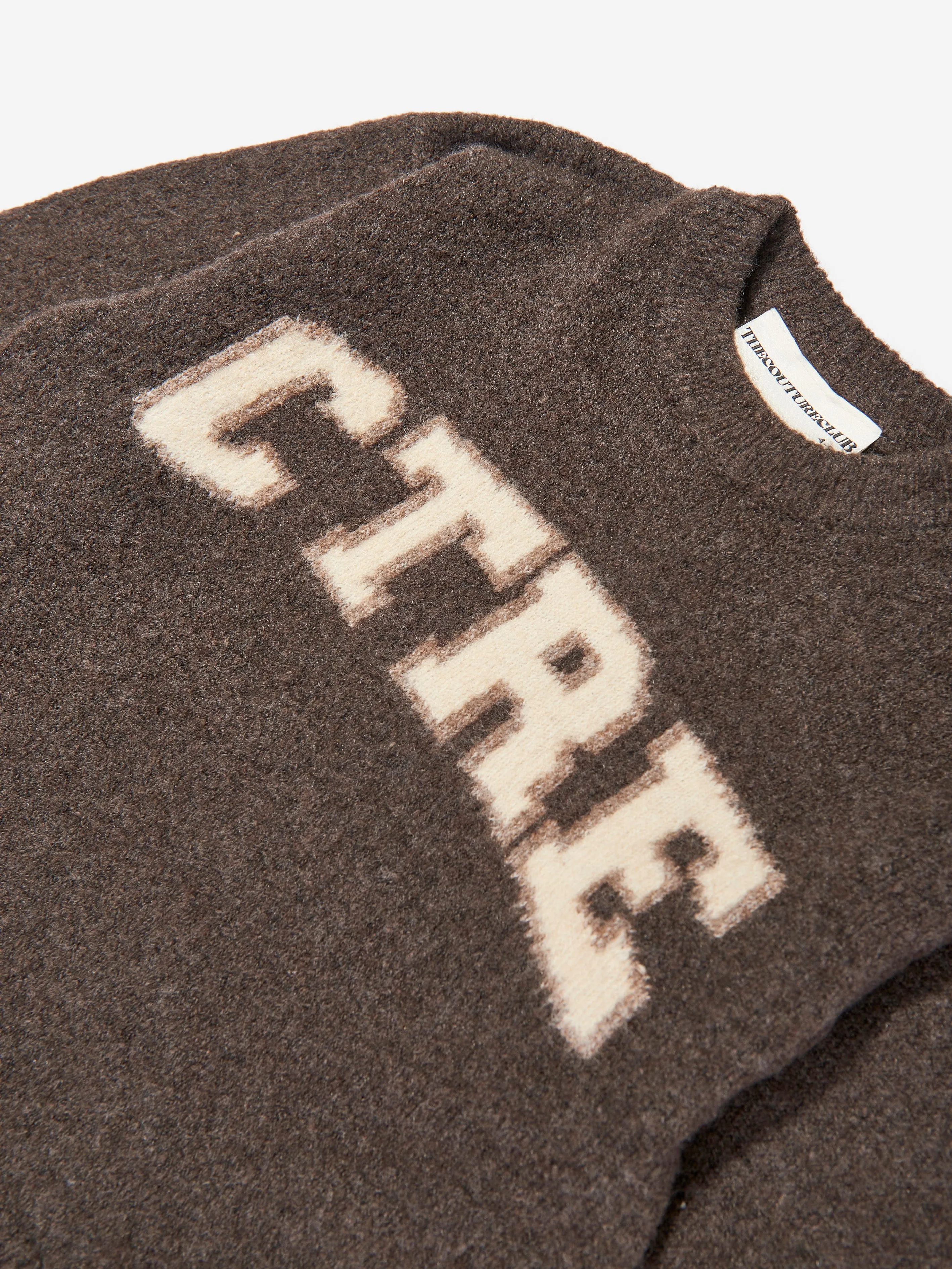 Der Couture Club Kids CTRE Sweatshirt in Braun