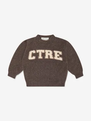 Der Couture Club Kids CTRE Sweatshirt in Braun