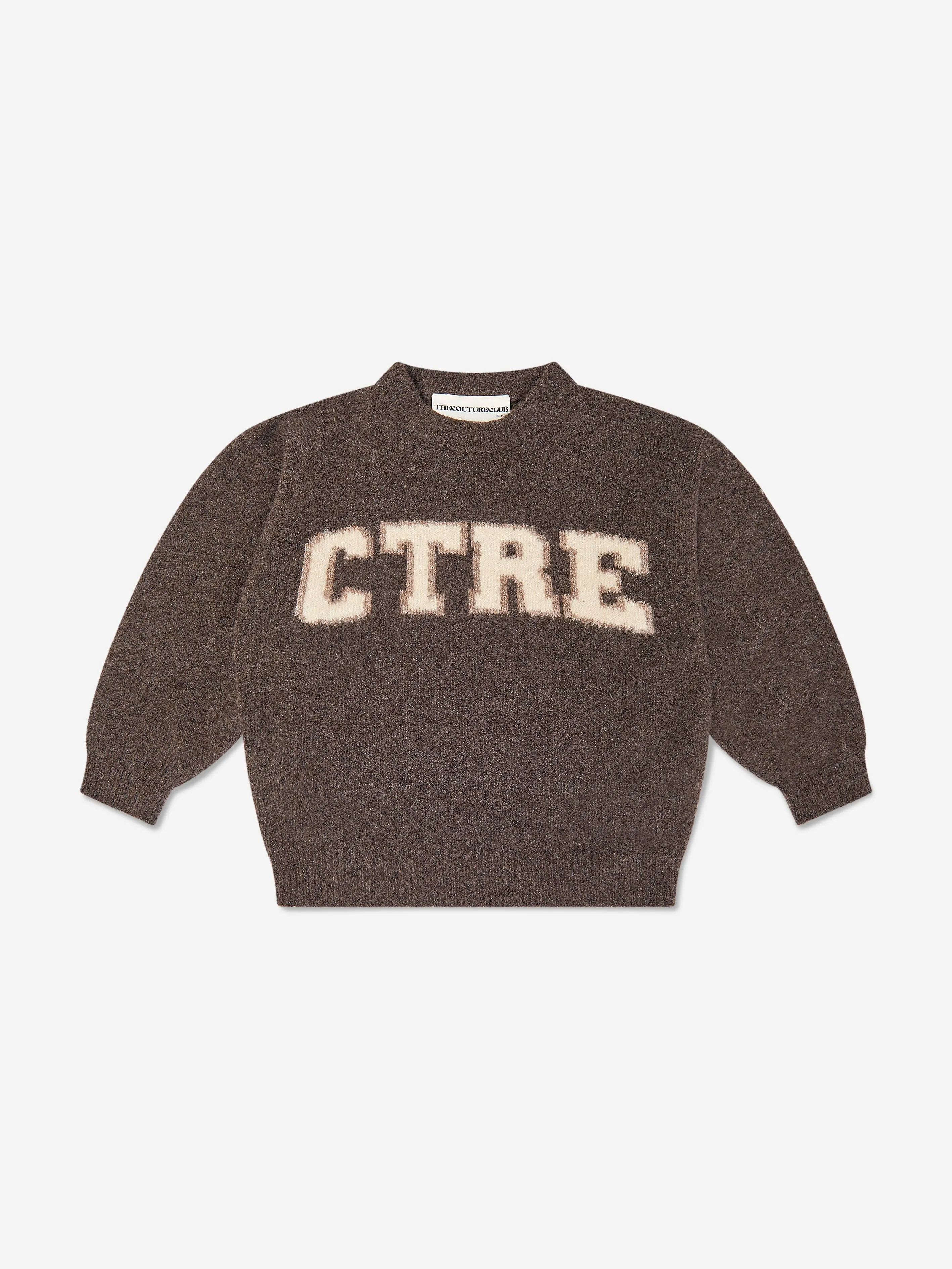 Der Couture Club Kids CTRE Sweatshirt in Braun