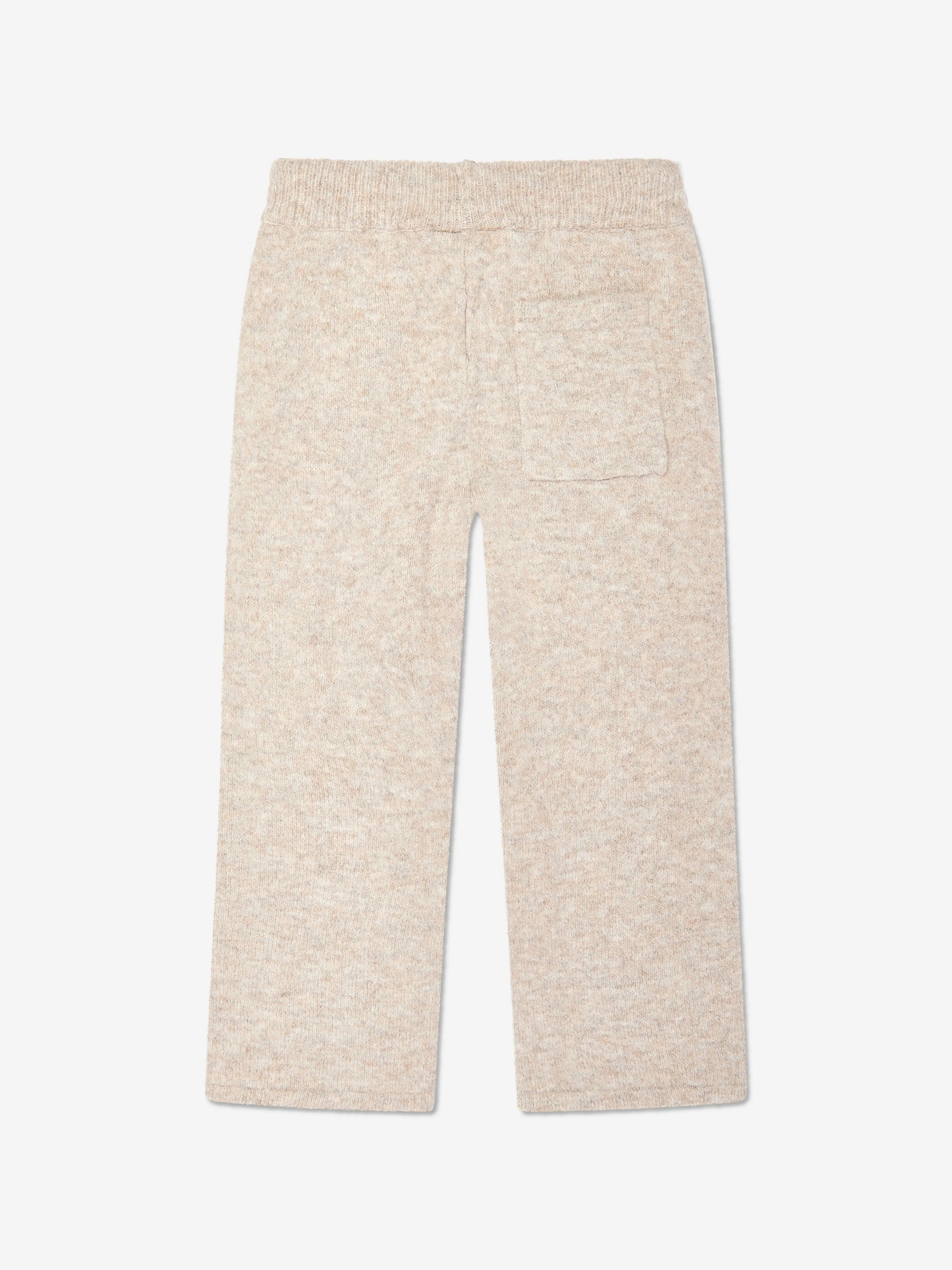 The Couture Club Kids Flauschige Jogger mit Logo in Beige