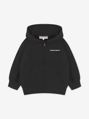The Couture Club Kids Raw Seam Members Only Reißverschlussjacke in Schwarz