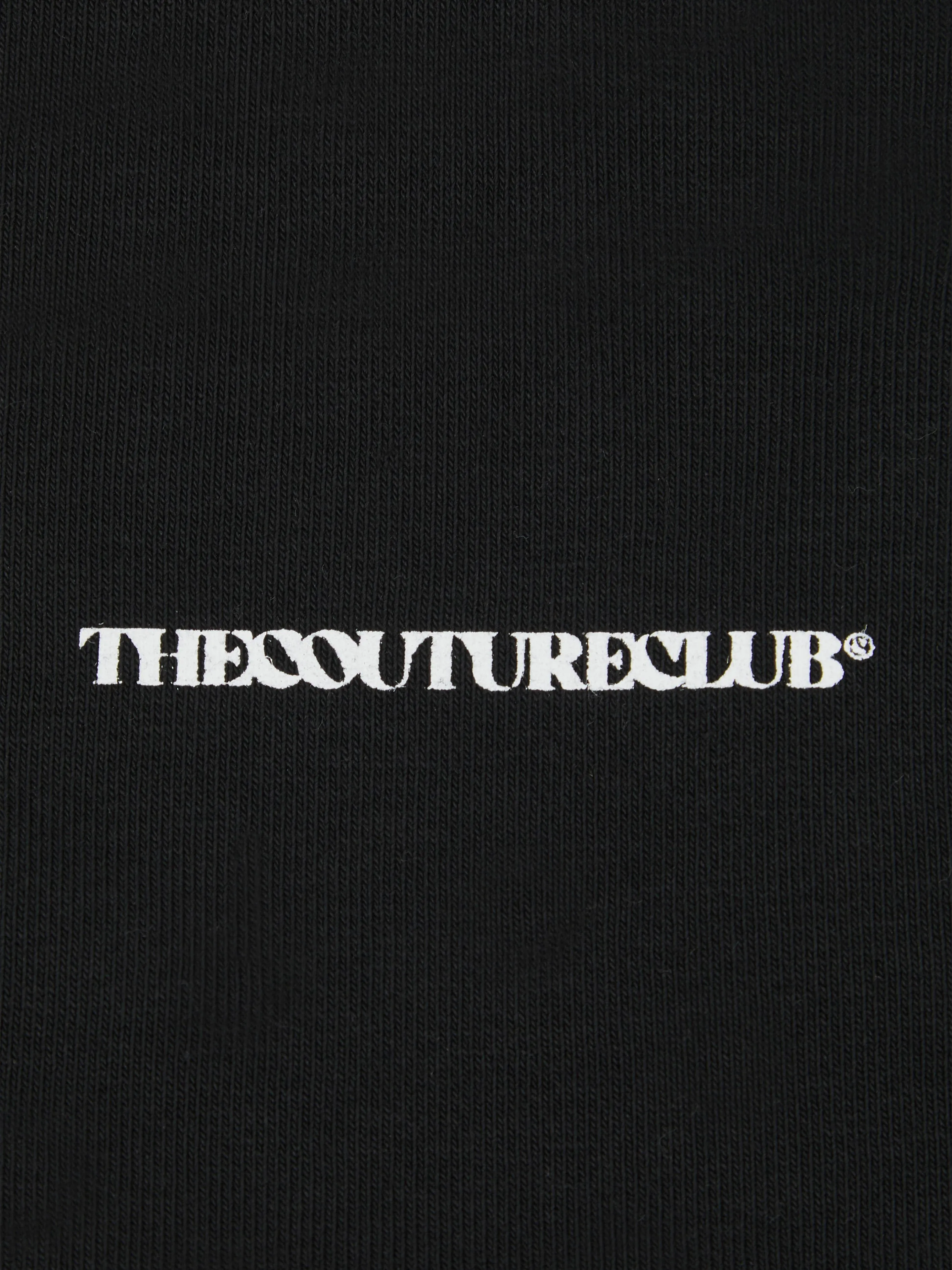 The Couture Club Kids Raw Seam Members Only Reißverschlussjacke in Schwarz