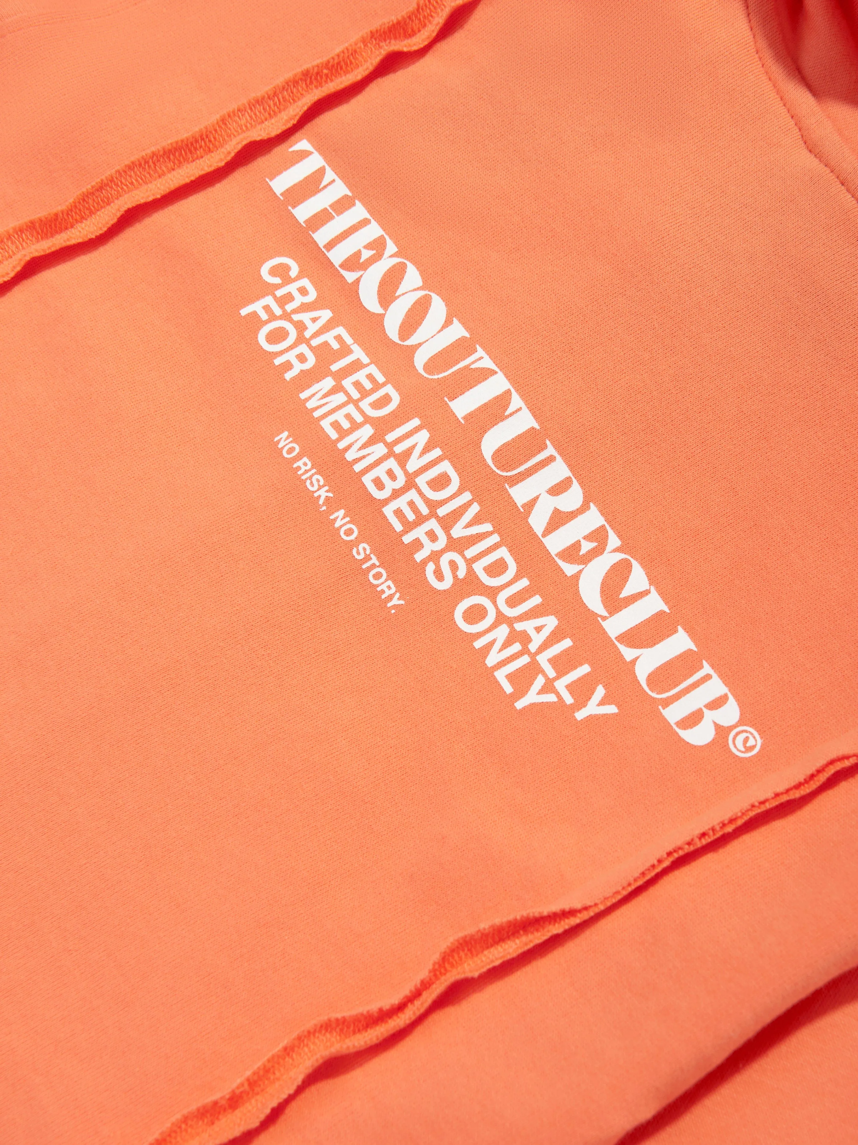 The Couture Club Kids Raw Seam Members Only Reißverschlussjacke in Orange
