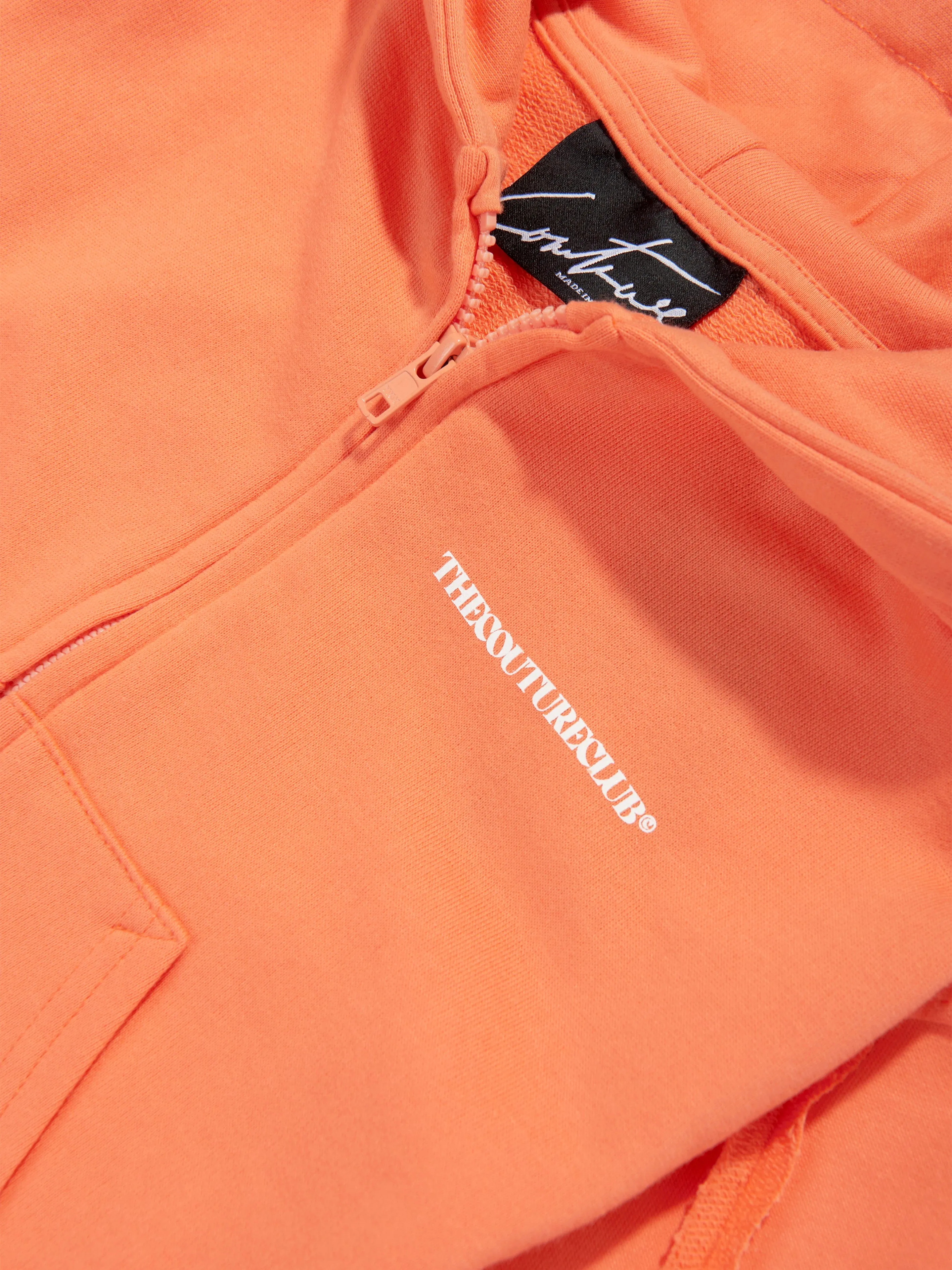 The Couture Club Kids Raw Seam Members Only Reißverschlussjacke in Orange