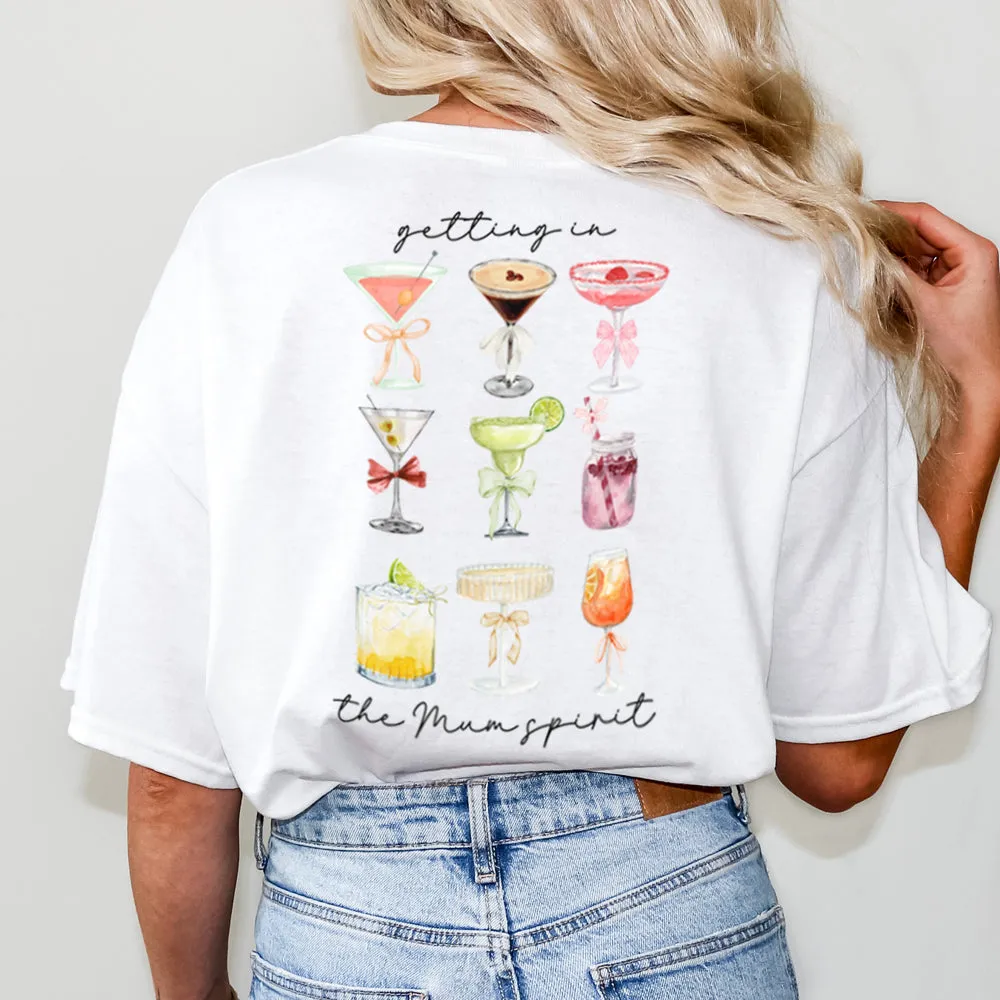 The Mum Spirit Front & Back Relaxed Boxy T-Shirt