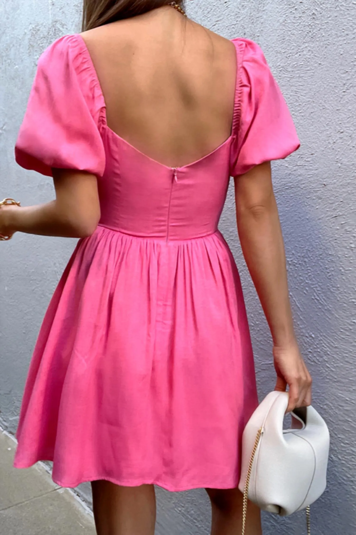 The Nikolai Dress In Rouge Pink