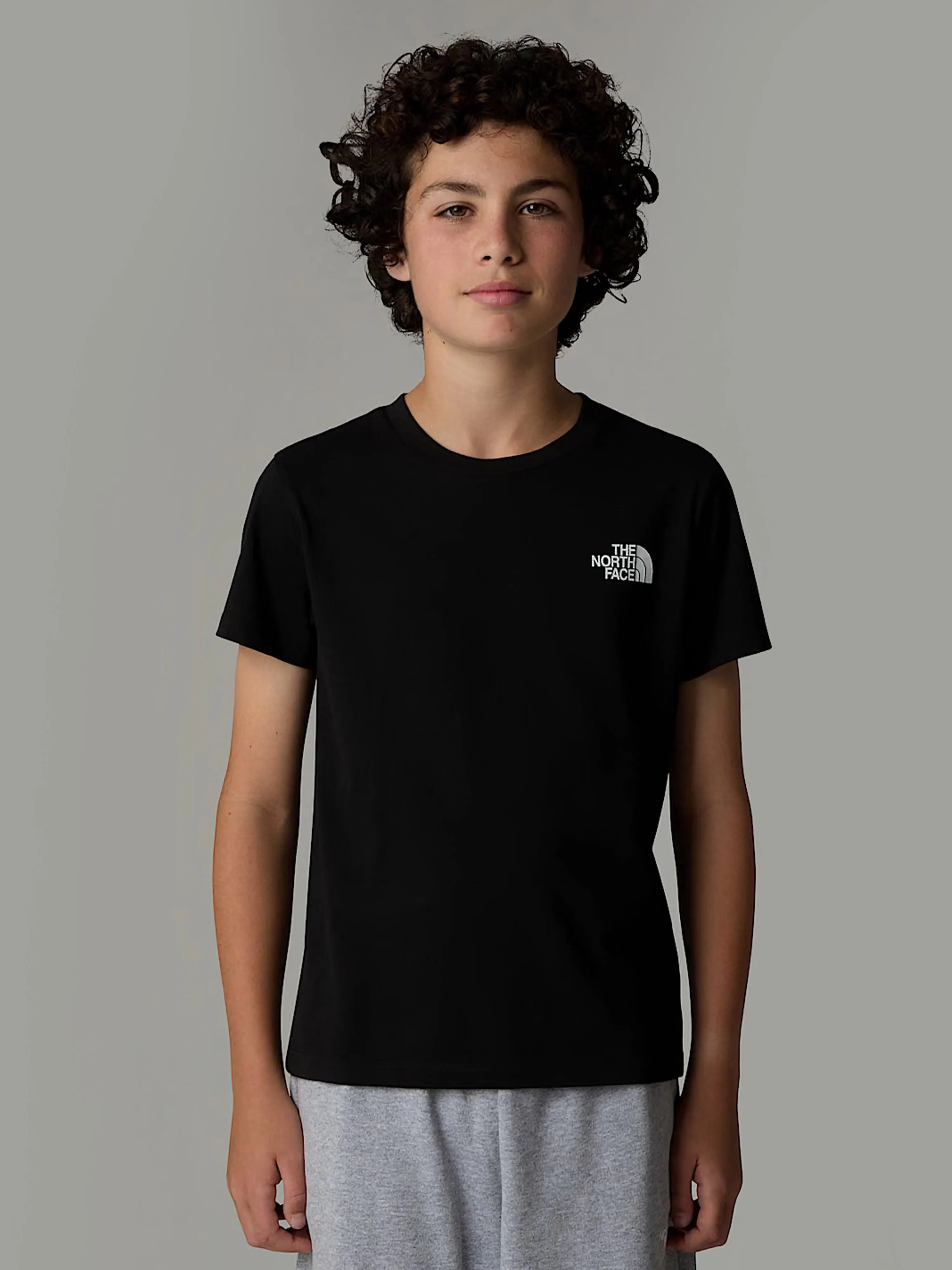 The North Face Boys Simple Dome T-Shirt in Schwarz