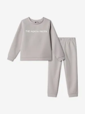 The North Face Kids Logo Trainingsanzug in Grau
