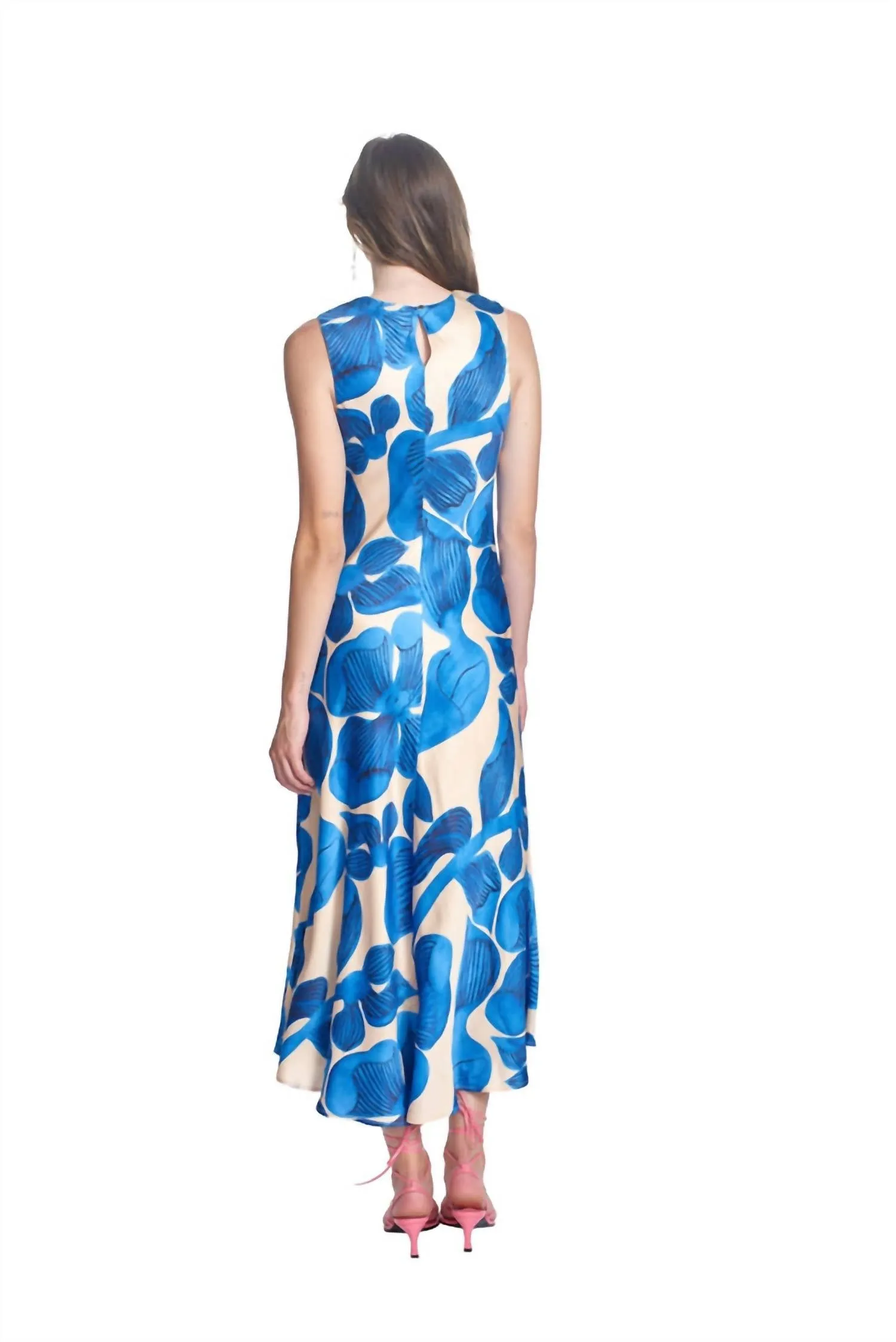 The Pilar Dress In Blue