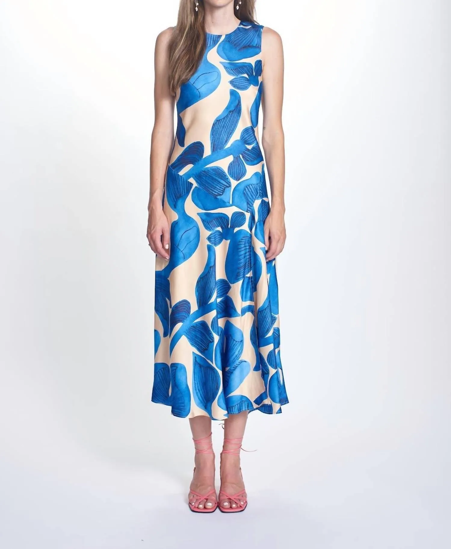 The Pilar Dress In Blue