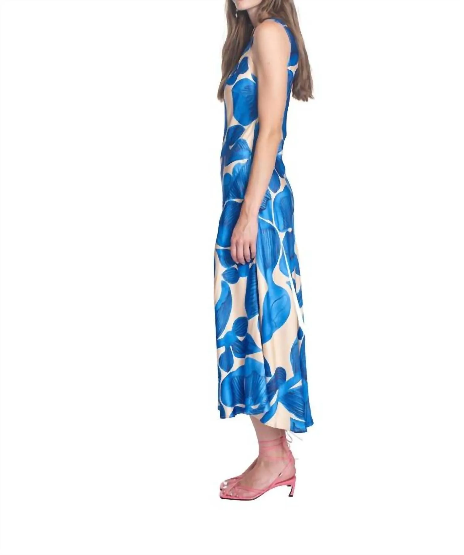 The Pilar Dress In Blue