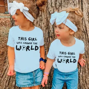 This Girl Will Change The World White T-Shirt girls pajamas promo