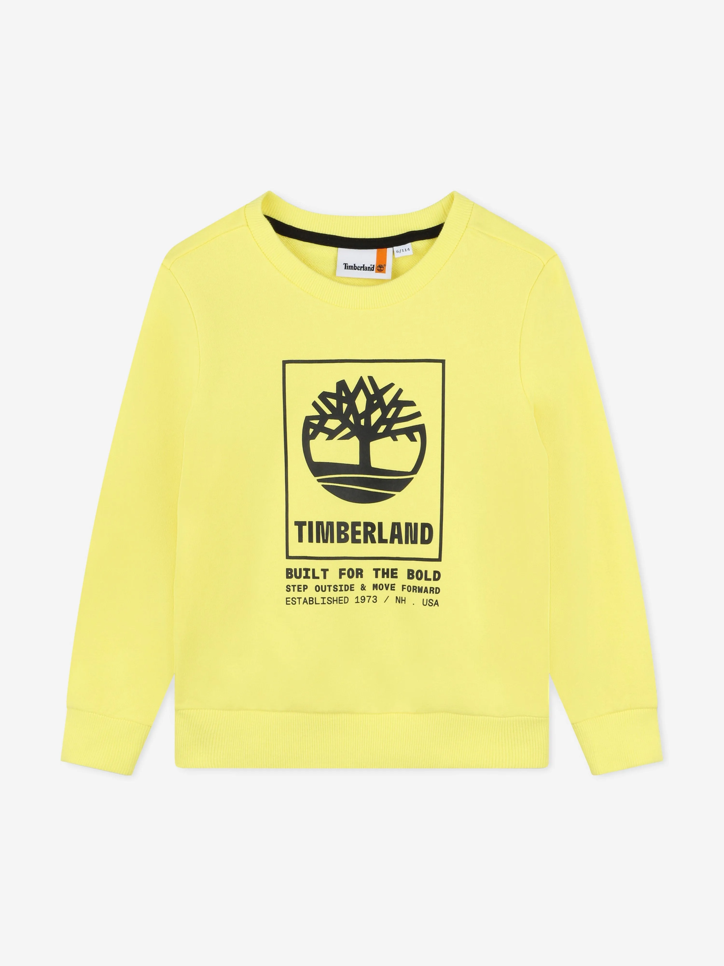 Timberland Jungen Logo Sweatshirt in Gelb